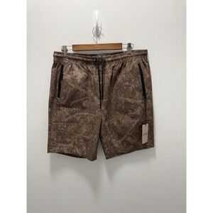 NOMAD by Craft & Flow Camo Performance Shorts Mens XL Brown Hunting Athletic NWT